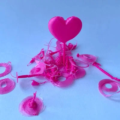Thử thách Pin-Hình trái tim cho máy in 3D