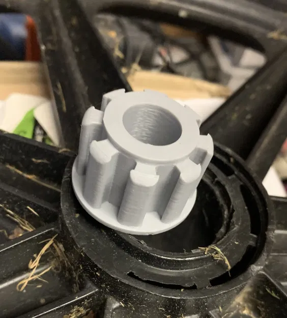 Trục bánh xe thay thế cho xe đẩy Rubbermaid Big Wheel 5642 - Image 1