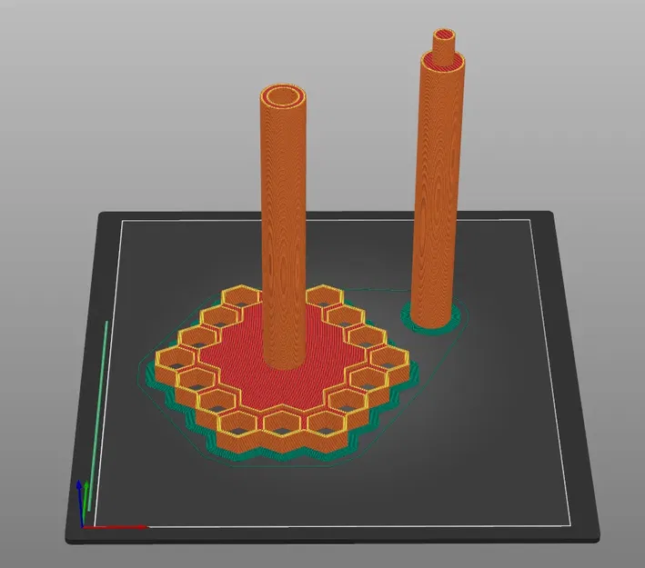 Giá đỡ khăn giấy hình lục giác - Image 2