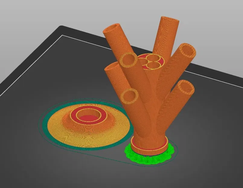 Giá đỡ bút chì/ cọ vẽ xoay 2 phần - Image 1