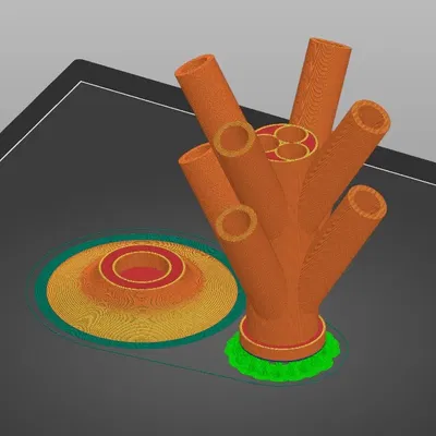 Giá đỡ bút chì/ cọ vẽ xoay 2 phần