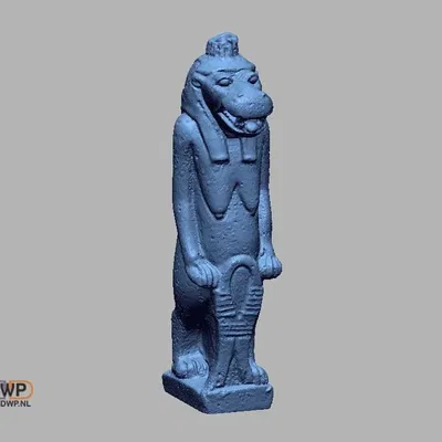 Tượng nữ thần Taweret (Thoueris) từ bảo tàng Harvard