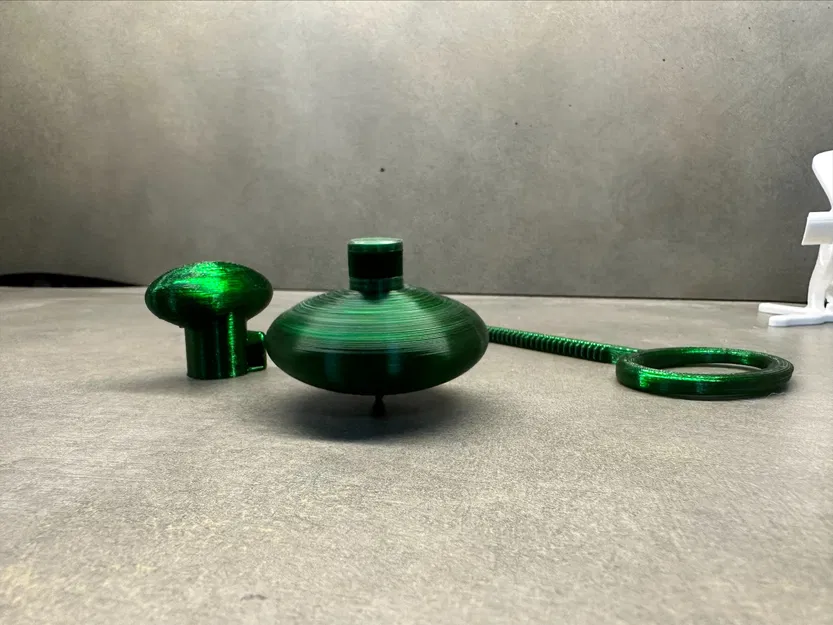 Tốc độ quay nhanh của con quay với dây kéo - Image 2