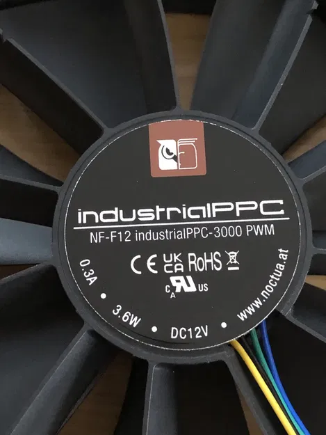 Quạt tản nhiệt 120mm cho vỏ Ikea Lack với nắp thông gió tự đ... - Image 6