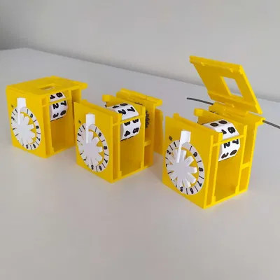 Cơ chế Pascaline với bản cải tiến và bản lề hỗ trợ