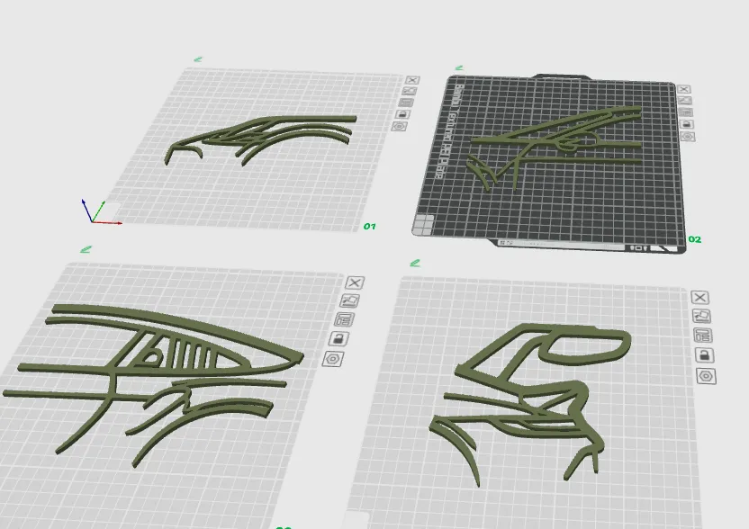 Bộ 4 chiếc Porsche 911 GT3 sang trọng 74cm - Image 2