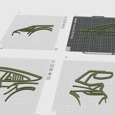 Bộ 4 chiếc Porsche 911 GT3 sang trọng 74cm