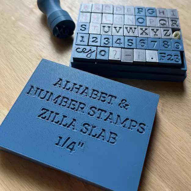 Hộp đựng con dấu số và chữ cái ¼ inch - Image 3