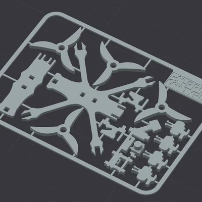 Bộ thẻ mô hình máy bay điều khiển từ xa FPV