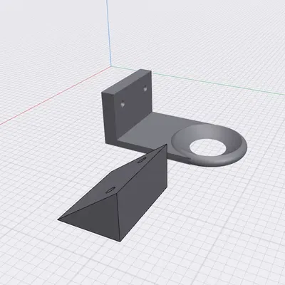 Giá đỡ bóng treo tường với bộ chuyển đổi cho tường nghiêng