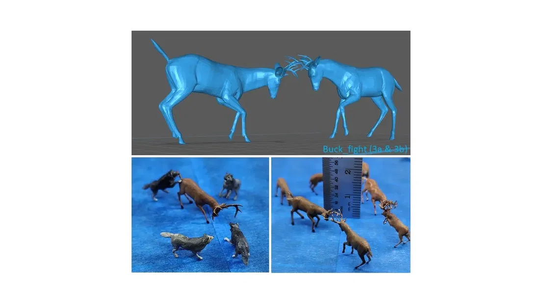 Những chú hươu đực với nhiều tư thế khác nhau - Image 2