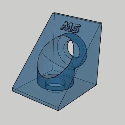 Giá đỡ tam giác 20mm với lỗ M5