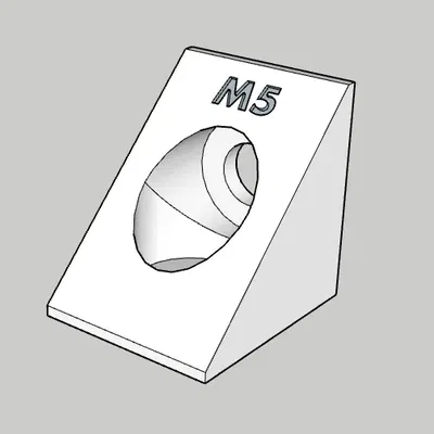 Giá đỡ tam giác 20mm với lỗ M5