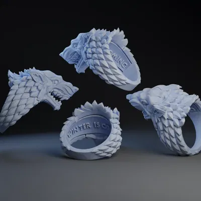 Nhẫn sói Direwolf trong Game of Thrones