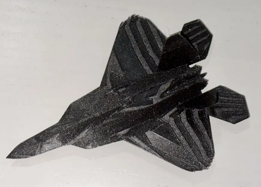 Tiêm kích F-22 Raptor phong cách Low Poly - Image 1
