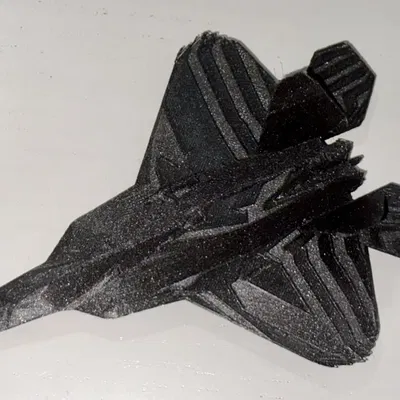 Tiêm kích F-22 Raptor phong cách Low Poly