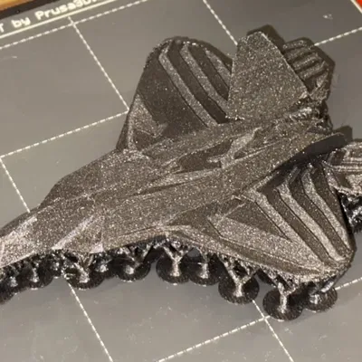 Tiêm kích F-22 Raptor phong cách Low Poly