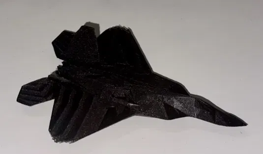 Tiêm kích F-22 Raptor phong cách Low Poly - Image 3