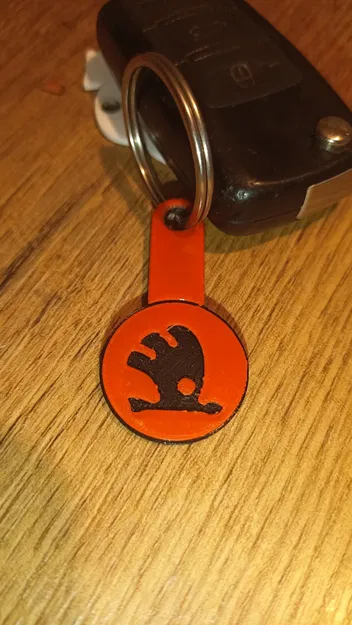 **Đồng xu mua sắm Škoda dạng móc khóa** - Image 1