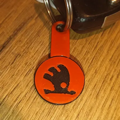 **Đồng xu mua sắm Škoda dạng móc khóa**