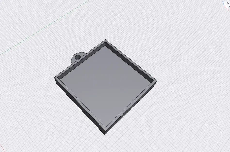 Đế móc chìa khóa đơn giản với lỗ treo - Image 1