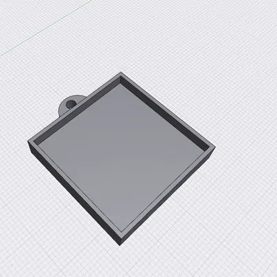 Đế móc chìa khóa đơn giản với lỗ treo