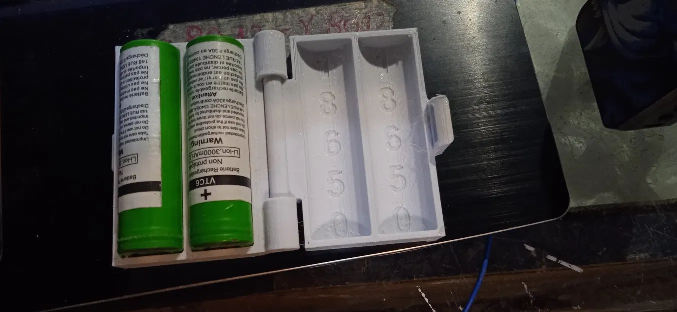 Giá đỡ pin 18650 cho 2 viên pin thay thế trong túi - Image 1