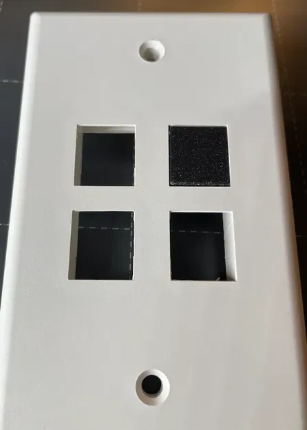 Bảng trắng keystone với kích thước chuẩn cho jack keystone - Image 3