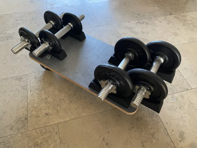 Giá đỡ tạ tròn 1,25 kg và 2,5 kg di động - Image 5