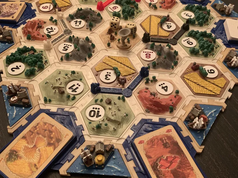 Giá đỡ thẻ bài Catan cho bàn chơi ghép nối - Image 3