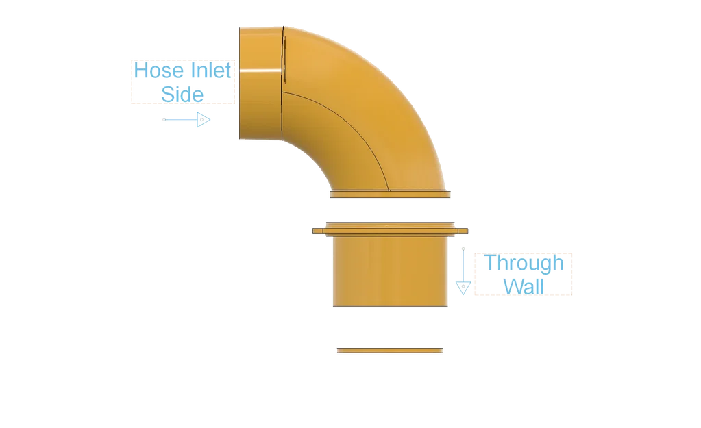 Khớp nối ống xả XTool M1 cho tường thạch cao - Image 1