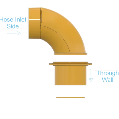 Khớp nối ống xả XTool M1 cho tường thạch cao