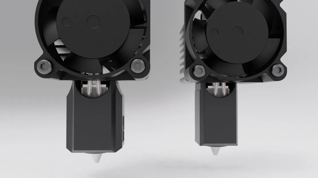 Lắp ráp Hotend hoàn chỉnh cho Bambu Lab X1C với vòi thép - Image 2