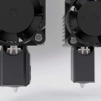 Lắp ráp Hotend hoàn chỉnh cho Bambu Lab X1C với vòi thép