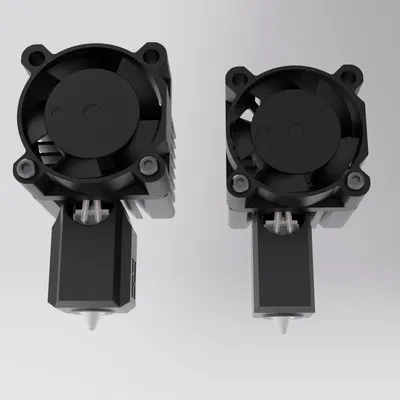 Lắp ráp Hotend hoàn chỉnh cho Bambu Lab X1C với vòi thép