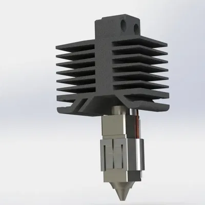 Lắp ráp Hotend hoàn chỉnh cho Bambu Lab X1C với vòi thép