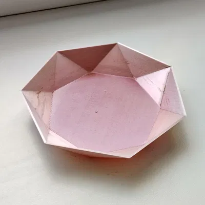 Bát hình tam giác đa giác LowPoly cho chậu cây