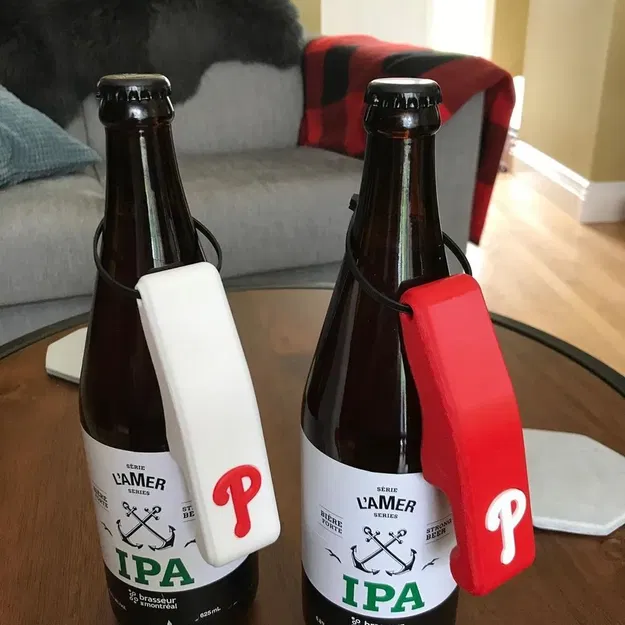 Mở nắp chai hình đồng xu với logo Phillies - Image 1