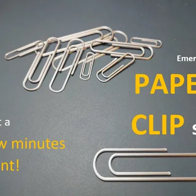 Kẹp giấy văn phòng khẩn cấp với 4 kích thước in nhanh