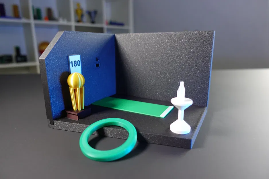 Mô hình diorama giải đấu phi tiêu cho nhân vật đồ chơi - Image 2