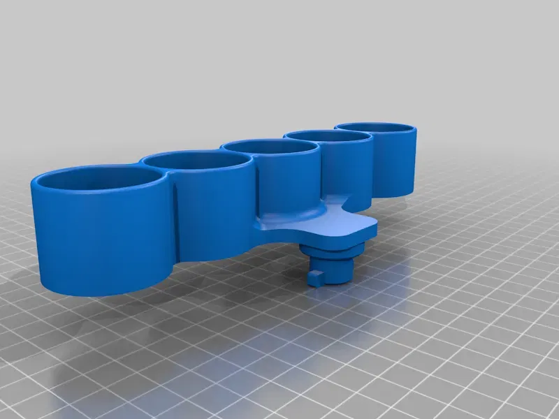 Giá đỡ bình sơn 5 chai cho máy phun sơn - Image 2