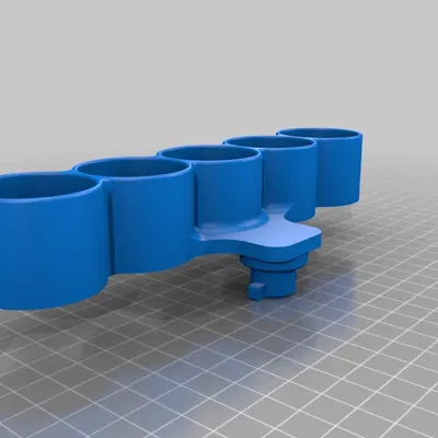 Giá đỡ bình sơn 5 chai cho máy phun sơn