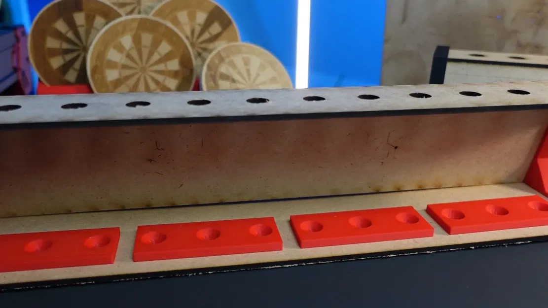 Giá đỡ phi tiêu cho 12 phi tiêu - kết hợp máy cắt laser và in 3D - Image 2
