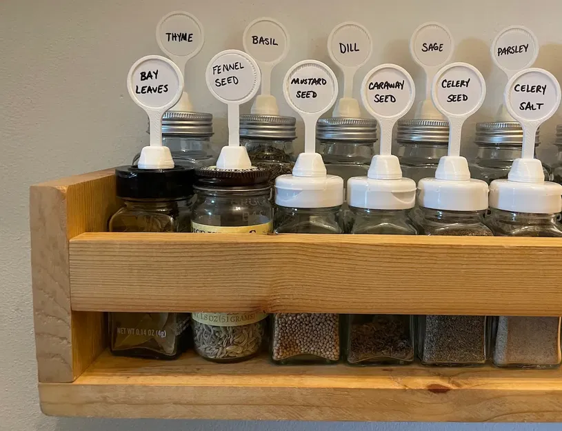 Nhãn dán cho lọ gia vị tiện lợi trong bếp - Image 1