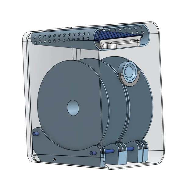 Hộp chứa filament 10.6l Ikea thiết kế bên hông - Image 4