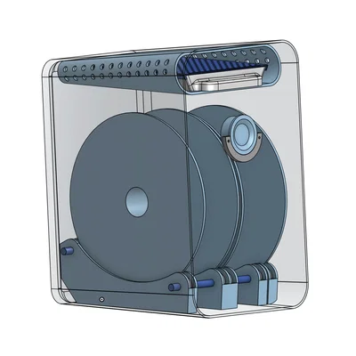 Hộp chứa filament 10.6l Ikea thiết kế bên hông
