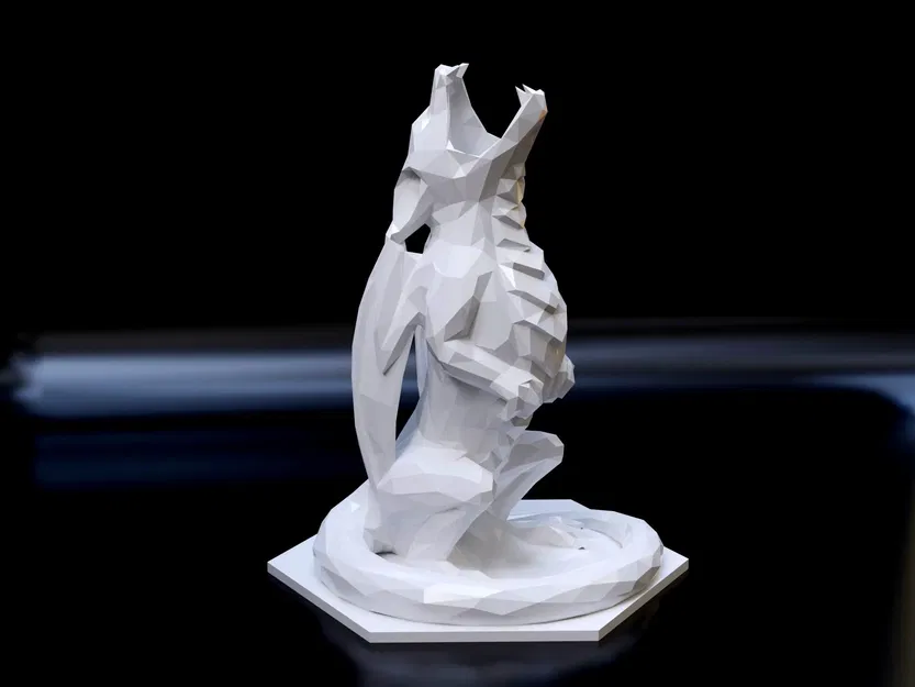 Tháp xúc xắc rồng phong cách low poly - Image 1