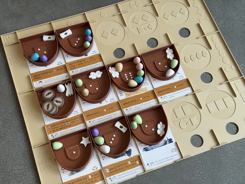 Bảng người chơi Wingspan với các thành phần xúc giác - Image 1