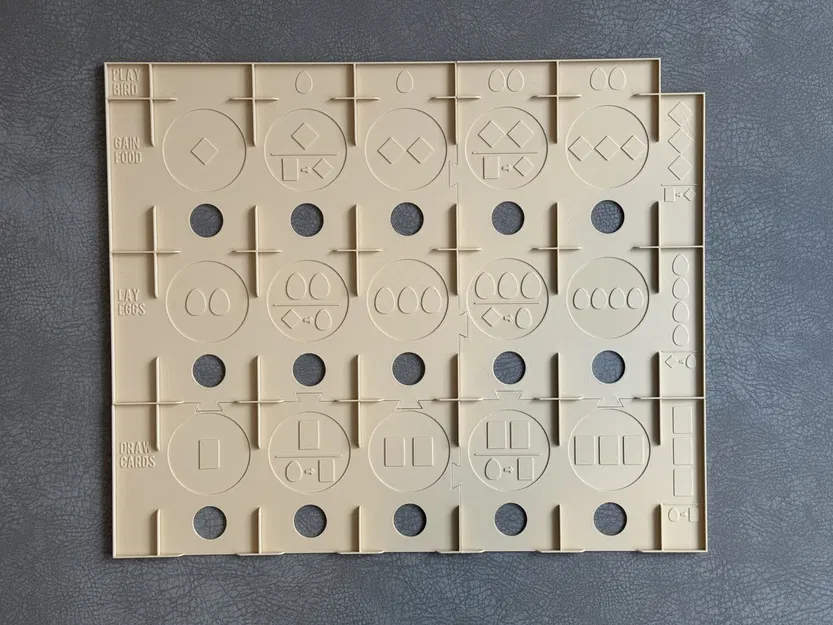 Bảng người chơi Wingspan với các thành phần xúc giác - Image 3