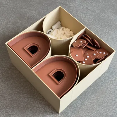 Bảng người chơi Wingspan với các thành phần xúc giác